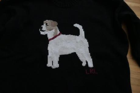 Ralph lauren dog original bavlneny ikonicky sveter, ralph lauren,m