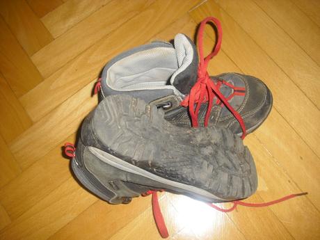 Turistické vyššie topánky, 34