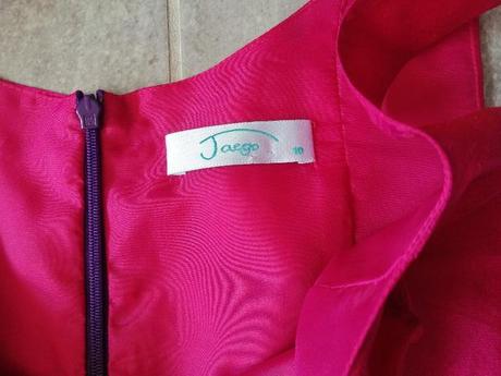 Luxus fialovo ružové hodvábne šaty jaego, v38, 38