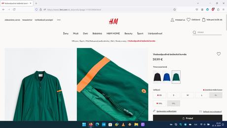 Bežecká bunda hm, h&m,l / xl