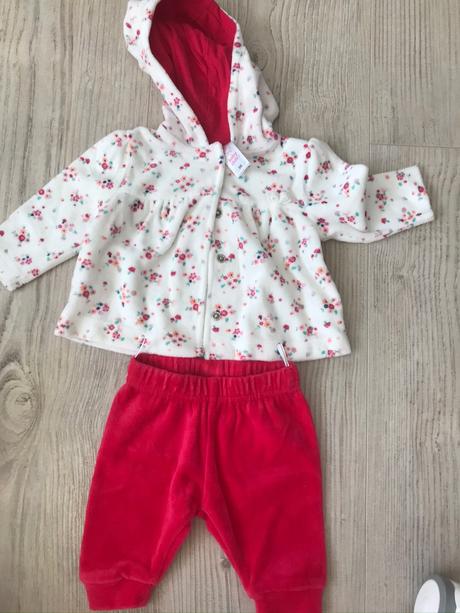 Suprava teplaky + mikina, c&a,56