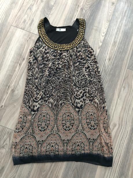 Minisatky alebo predĺžená tunika, s