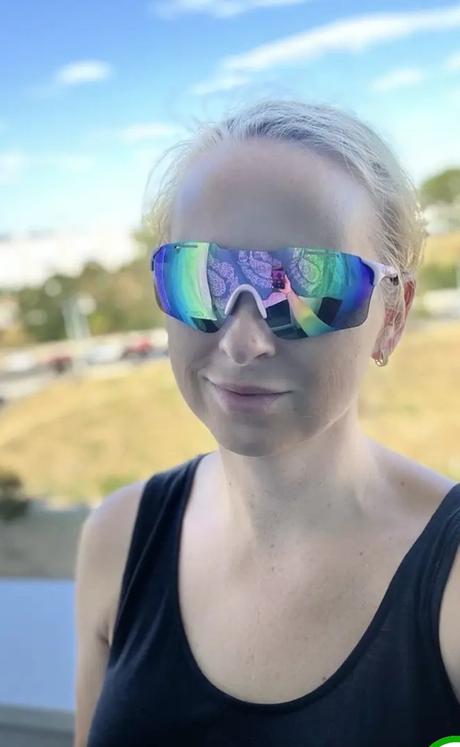 Športové bezrámové slnečné okuliare na behanie,