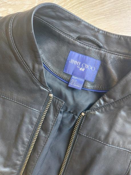Kožená bunda jimmy choo x h&m, h&m,xs
