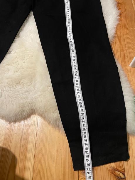 Cierne rifle s vysokym pasom, h&m,38