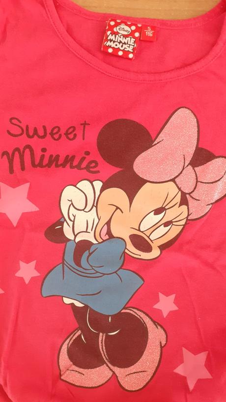 Tričko+ riflové kraťasky/suknička, disney,116
