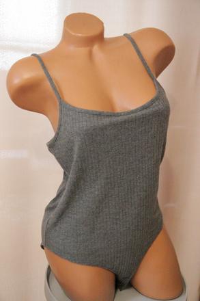 Šedé body na ramienka xl, primark,xl