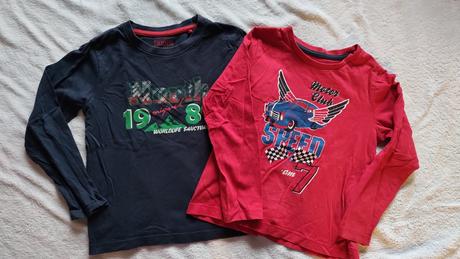 Bavlnené tričko 2x - 4-6 rokov, lupilu,116