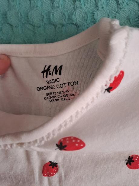 Body jahôdky, h&m,98