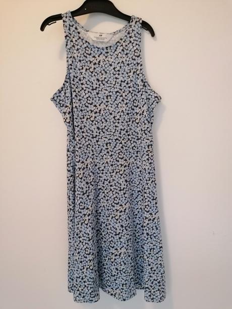 Nenosené kvietkovane šaty pre 10az 12r, h&m,146