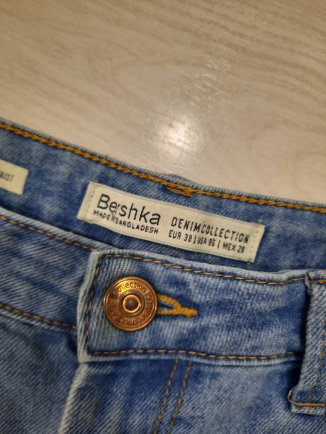 Riflové nohavice bershka, bershka,38