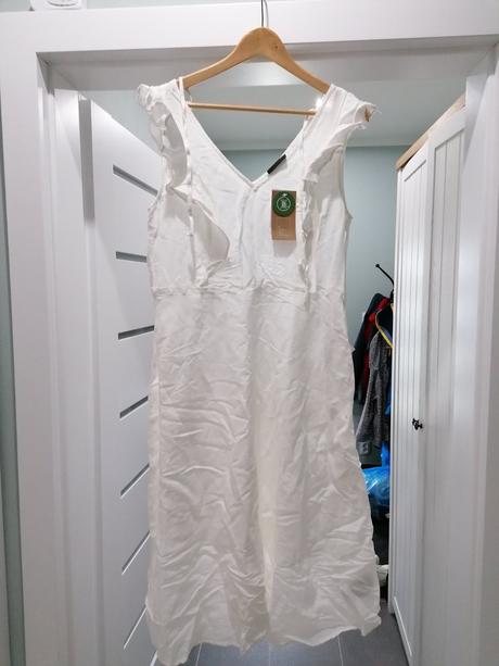 Ľanové šaty, c&a,40