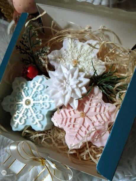 Mydlové vločky v krabičke, 