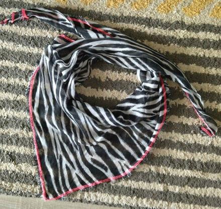 Zebrová šatka 110/134, h&m,116