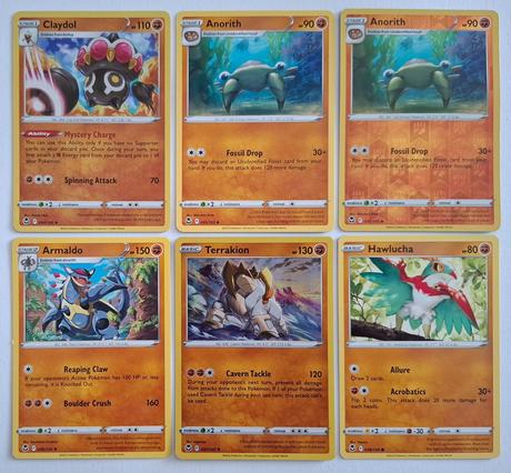 Pokémon karty "silver tempest" (6), 