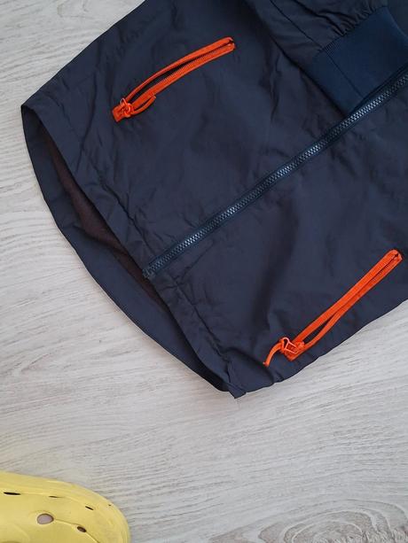 Prechodná bunda zateplená flisom č.146/152, h&m,152