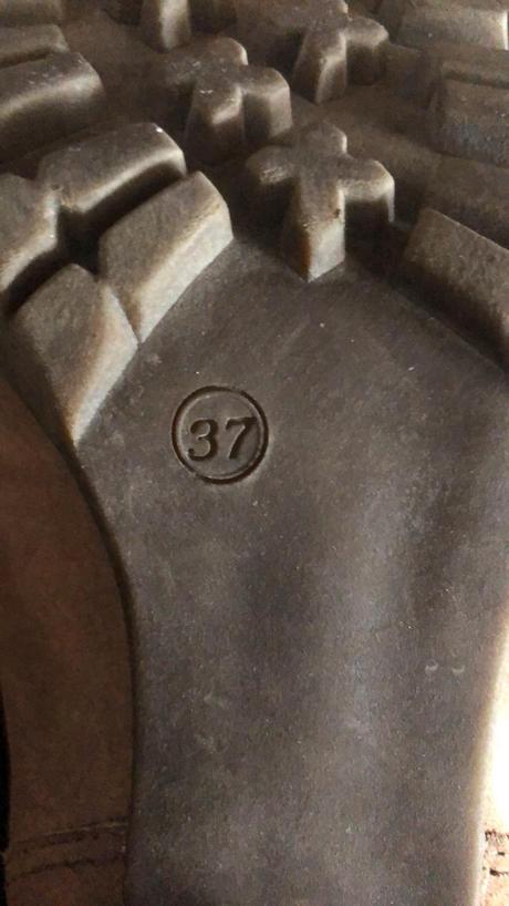 Damske hnede kozene cizmy, 37