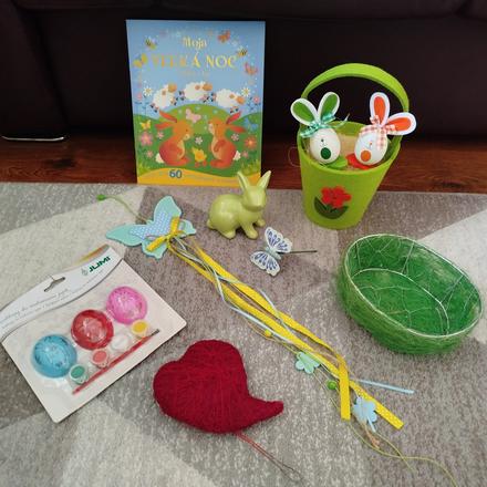 Veľkonočné dekorácie, šablóny a časopis, 