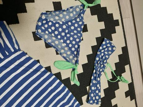 Nádherné tričkové šaty+2-dielne plavky grátis 6-9r, tezenis,134