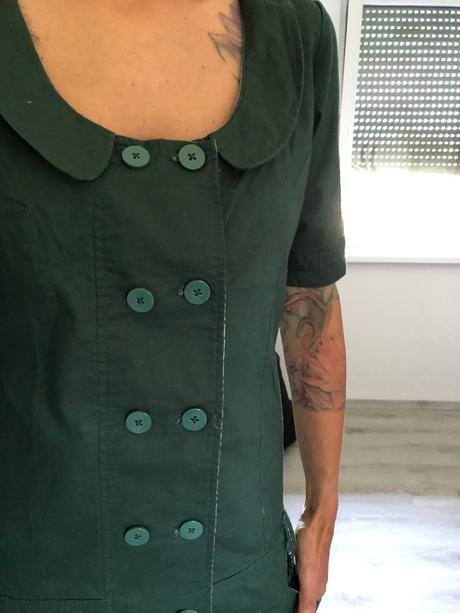 Dc tmavozelené šaty, m