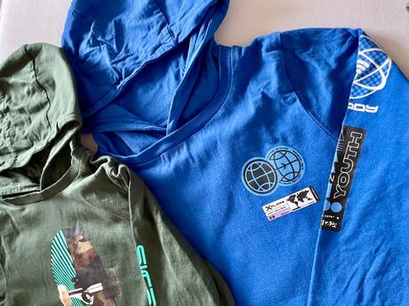 Tričká/ mikiny 2x, f&f,134