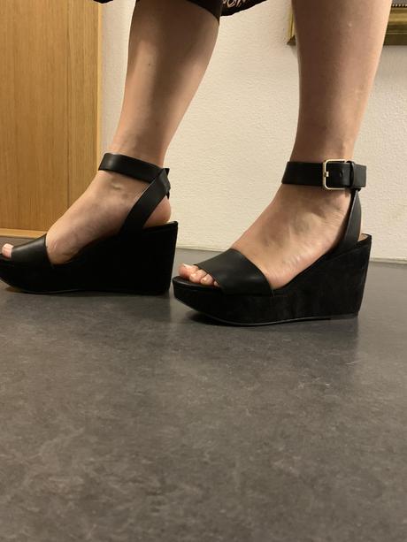 Sandále na podeste, zara,38