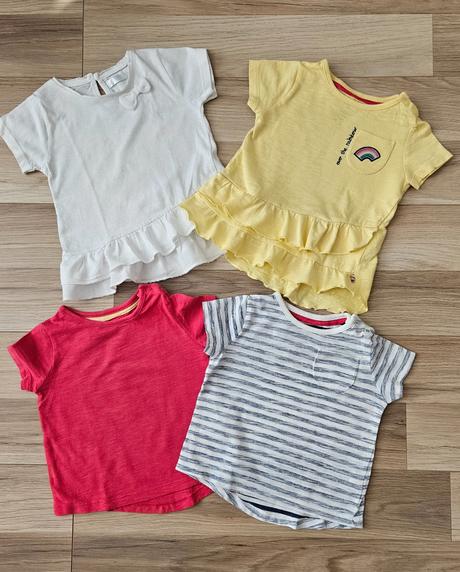 Tričká 4 ks, f&f,74