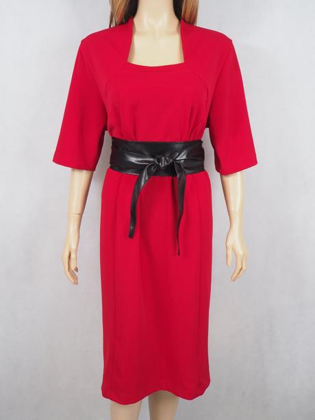 Luxusné červené šaty verpass, 48