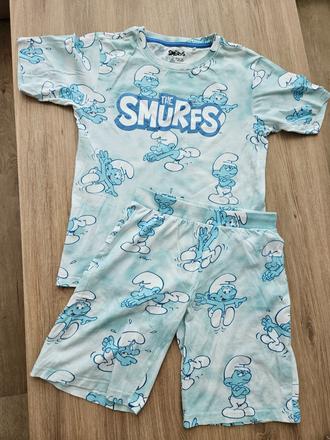 Pyžamo letné šmolkovia, smurfs, reserved,134