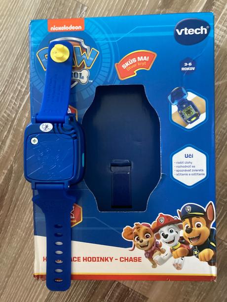 Detské hovoriace hodinky -chase,ako nové,