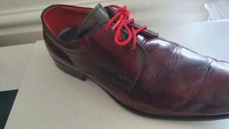 Chlapčenské spoločenské topánky bordó (ccc obuv), 33