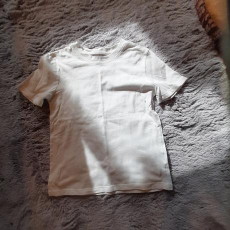 Biele tričko nielen telesnú 134/140 nenosené, h&m,134