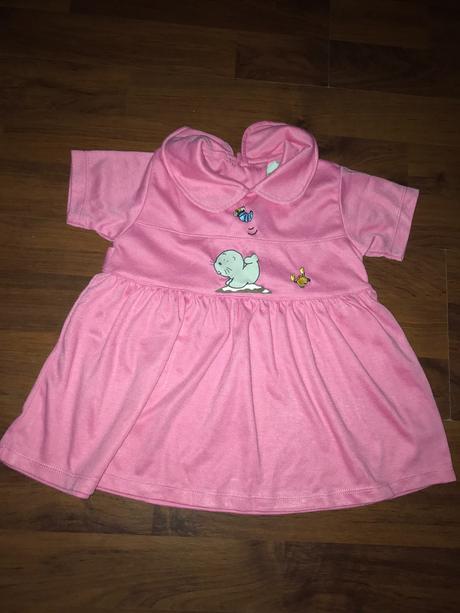 Dievčenský balík šiat + 2 pančušky, 68–80