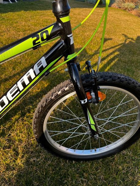 Bicykel dema cierno zelena velkost 20, dema,20