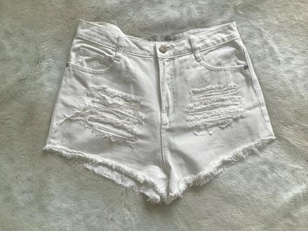 Drané kratasy 2+1napoly, denim co,38