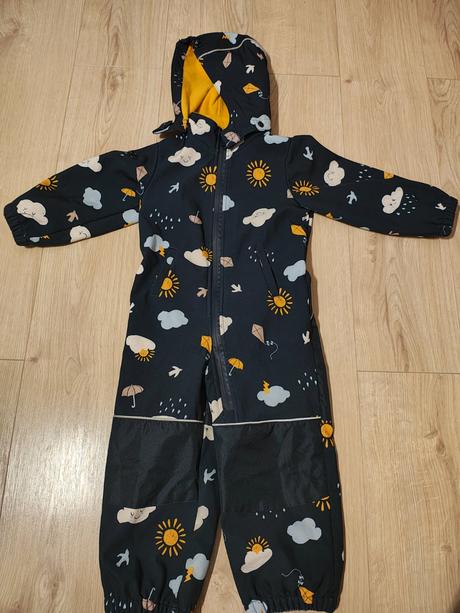 Softshellovy overal podšity flisom, tchibo,98