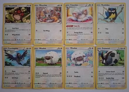 Pokémon karty "sword & shield" (4),