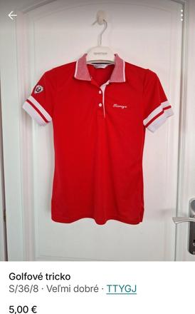 Golfové tricko, s