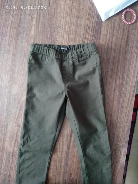Zelene slim nohavice, xs