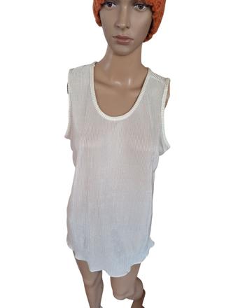 Dámske polosaténové tričko so štruktúrou, xl