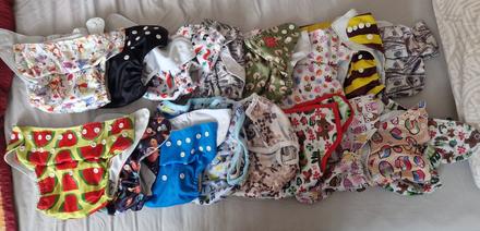 Sada látkové plienky 107ks, 