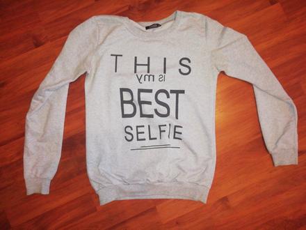Mikina s nápisom, m