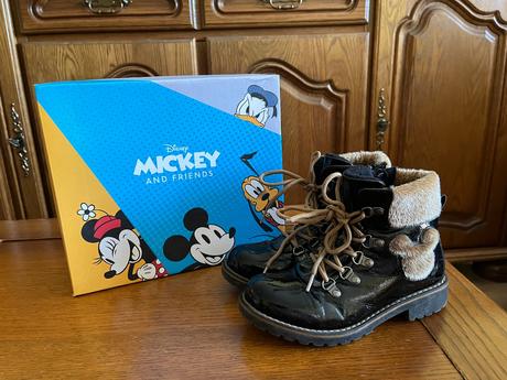 Lakované zimné topánky disney mickey mouse, disney,32