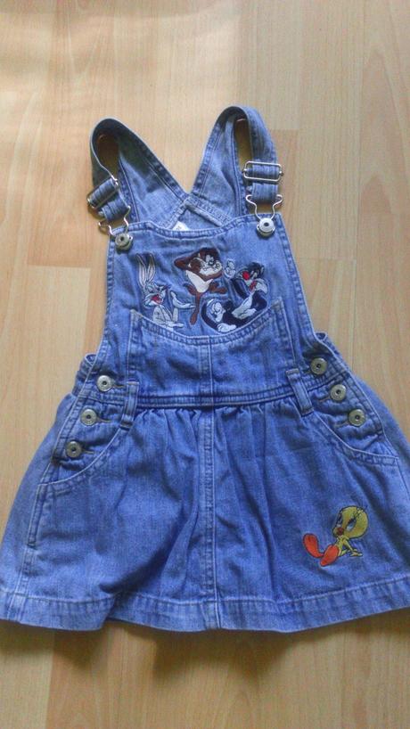 Riflíkové šaty tweety, 98