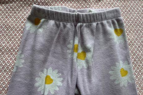 Fialová bavlnená mikina s margarétkami, zara, 104, zara,104