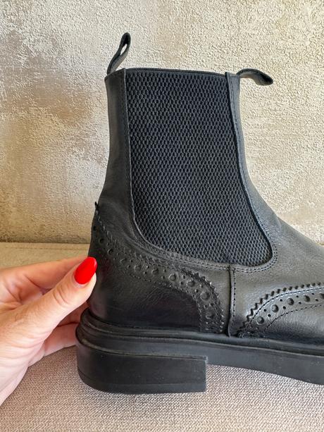 Dámské kožené chelsea boots 37, 37