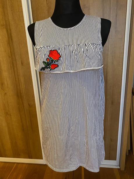 Dámske pásikavé/pruhované šaty, m