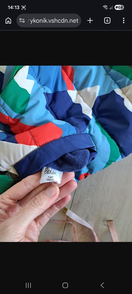 Obojstranná vesta, mini boden,128