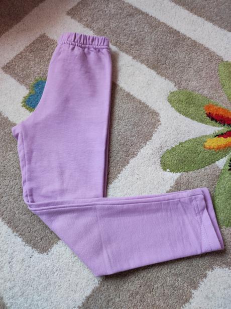 Zateplené legíny - lily grey, 122