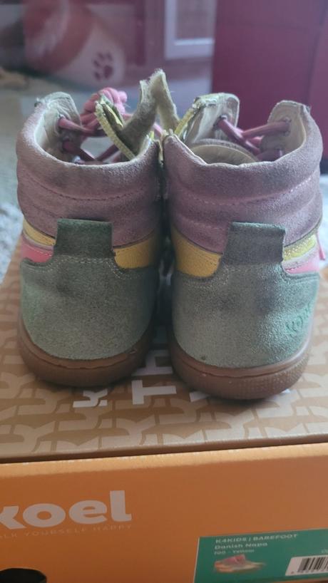 Barefoot tenisky koel danish nappa yellow, koel4kids,35